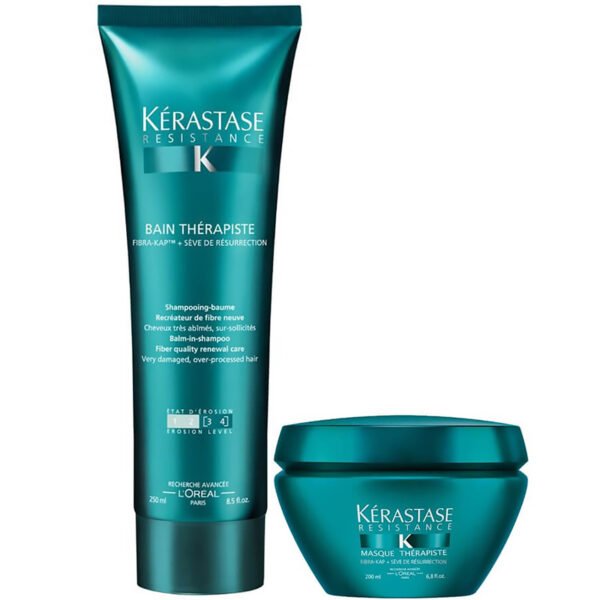 Kerastase Resistance Therapiste Shampoo and Masque Duo