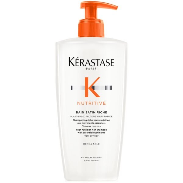 Kerastase Nutritive Bain Satin Riche Refillable Shampoo 500ml For Very Dry Hair