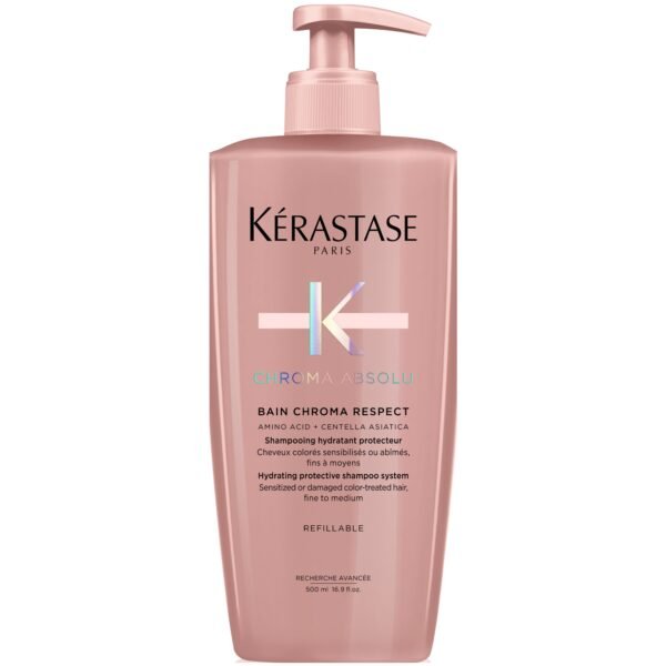 Kerastase Chroma Absolu Bain Chroma Respect Refillable Shampoo 500ml For Colour-Treated Hair