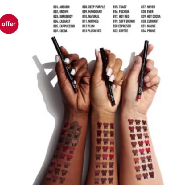 ⁦NYX Professional Makeup Suede Matte Lip Liner⁩ - الصورة ⁦2⁩