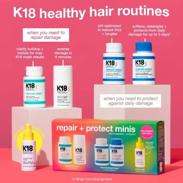 ⁦K18 Biomimetic Hairscience Repair and Protect Minis EXCLUSIVE⁩ - الصورة ⁦2⁩