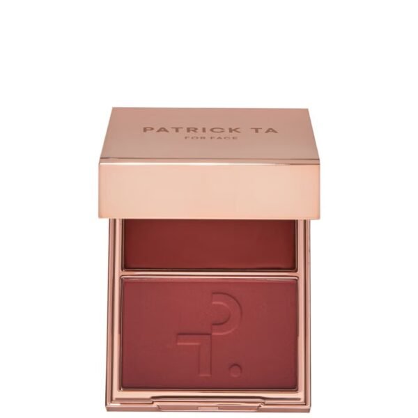 ⁦PATRICK TA NEW SHADES Major Headlines Double-Take Cream and Powder Blush Duo⁩ - الصورة ⁦3⁩