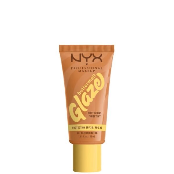 NYX Professional Makeup Buttermelt Glaze Soft Glow Skin Tint + SPF/FPS 30 Foundation 12h Wear